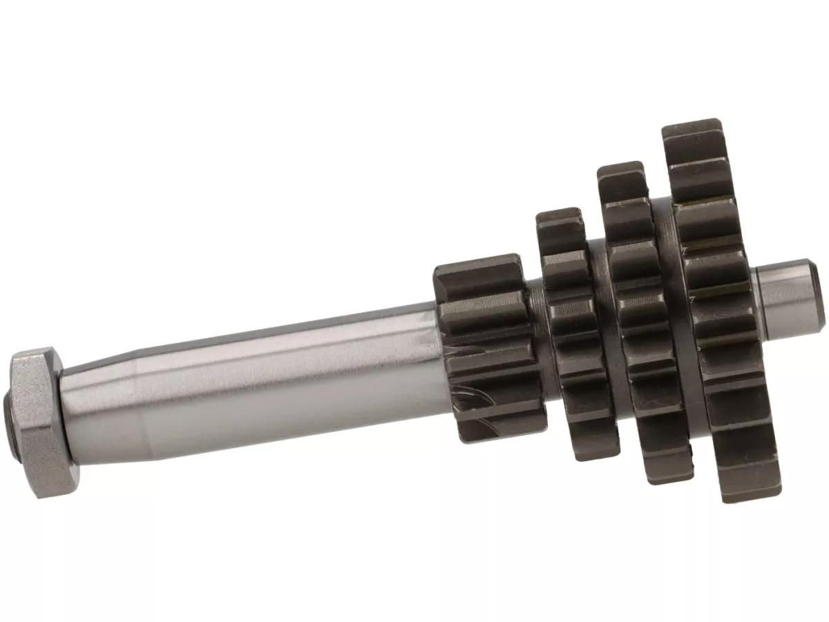 Gear cluster -VMC- Vespa V50, PV125, ET3, PK50, PK80, PK125 S-XL - 10-14-18-21 teeth (used with genuine gear box, short 4th gear)