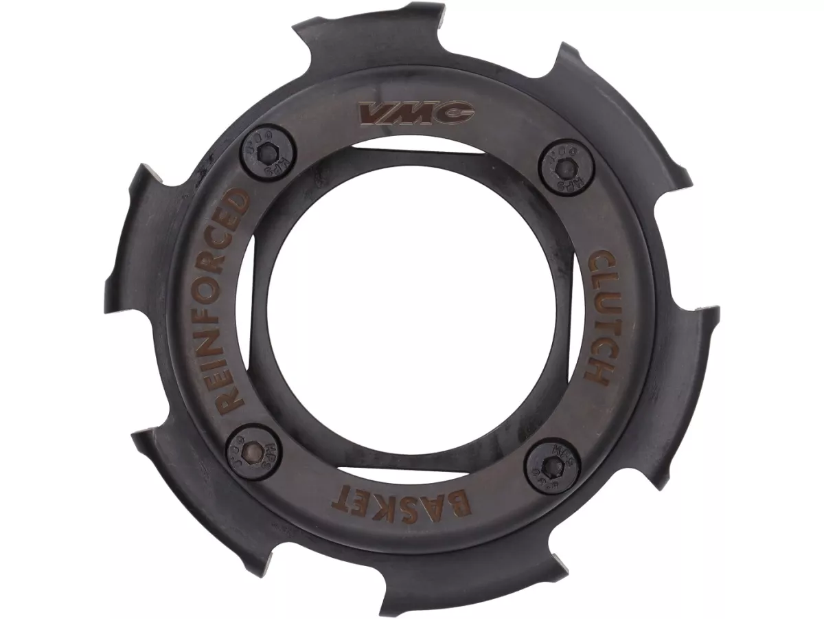 Keranjang kopling dengan kit perbaikan utama -VMC- CNC - Vespa V50, V90, SS50, SS90, PV125, ET3, PK50, PK80, PK50 S, PK80 S, PK125 S, PK50 XL, PK125 XL, ETS, PK50 HP, PK50 SS