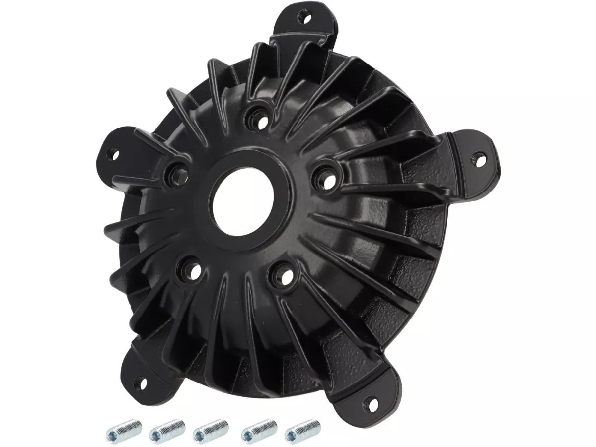 Mozzo ruota anteriore 10 -PLC CORSE- utilizzato per il montaggio di Vespa 2,10 pollici cerchio su Vespa ET2, ET4, LX, LXV, S 50-150 - adatto anche per PIAGGIO Hexagon, Sfera RST, ZIP II, ZIP SP - argento