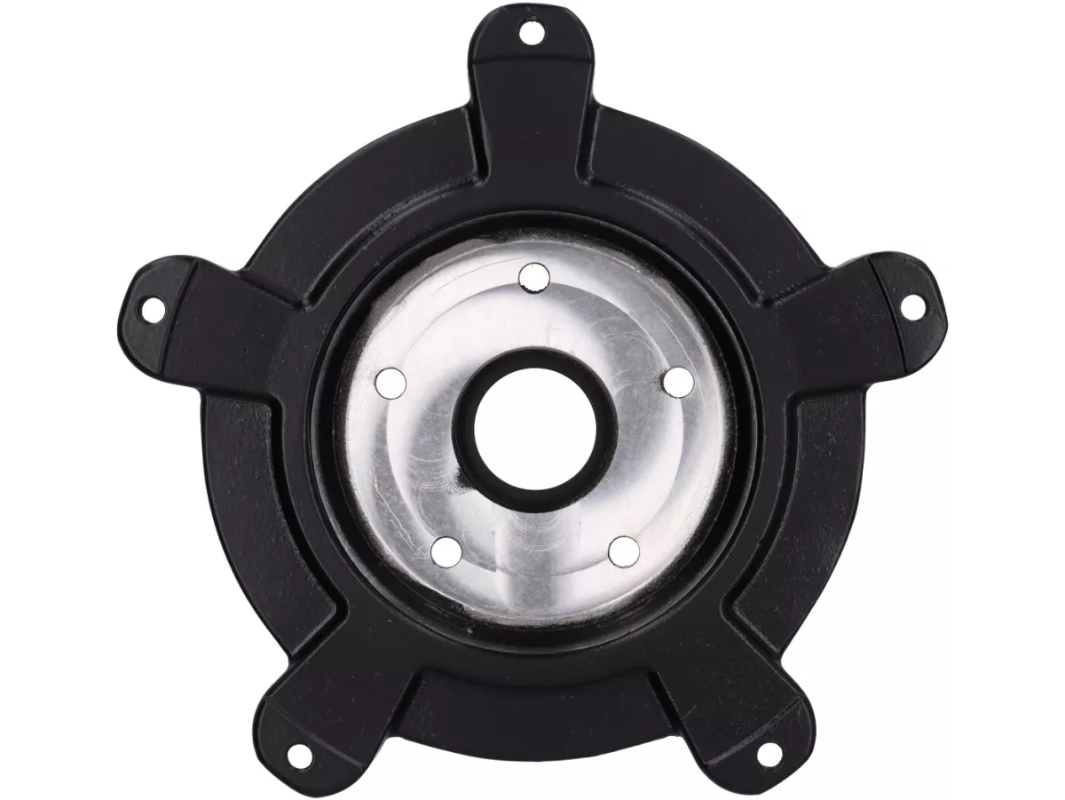 Mozzo ruota anteriore 10 -PLC CORSE- utilizzato per il montaggio di Vespa 2,10 pollici cerchio su Vespa ET2, ET4, LX, LXV, S 50-150 - adatto anche per PIAGGIO Hexagon, Sfera RST, ZIP II, ZIP SP - argento