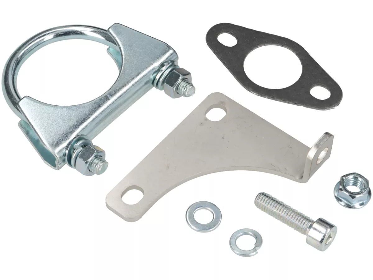 Exhaust -VMC Tork- Smallframe SILURO SPORT- Smallframe 135-170ccm - VMC GS56/58, ET6, ET7, Pinasco Zuera, Quattrini M1 56-60, M1-60B, M1l 56-60 (52-60mm stud spacing)- Vespa V50, 50N, SS50, 50 SR, V90, ET3, PV125 - black painted