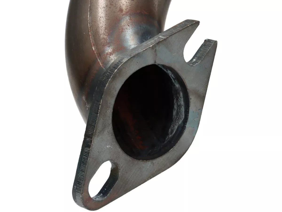 Exhaust -VMC Tork- Smallframe SILURO SPORT- Smallframe 135-170ccm - VMC GS56/58, ET6, ET7, Pinasco Zuera, Quattrini M1 56-60, M1-60B, M1l 56-60 (52-60mm stud spacing)- Vespa V50, 50N, SS50, 50 SR, V90, ET3, PV125 - chrome-plated