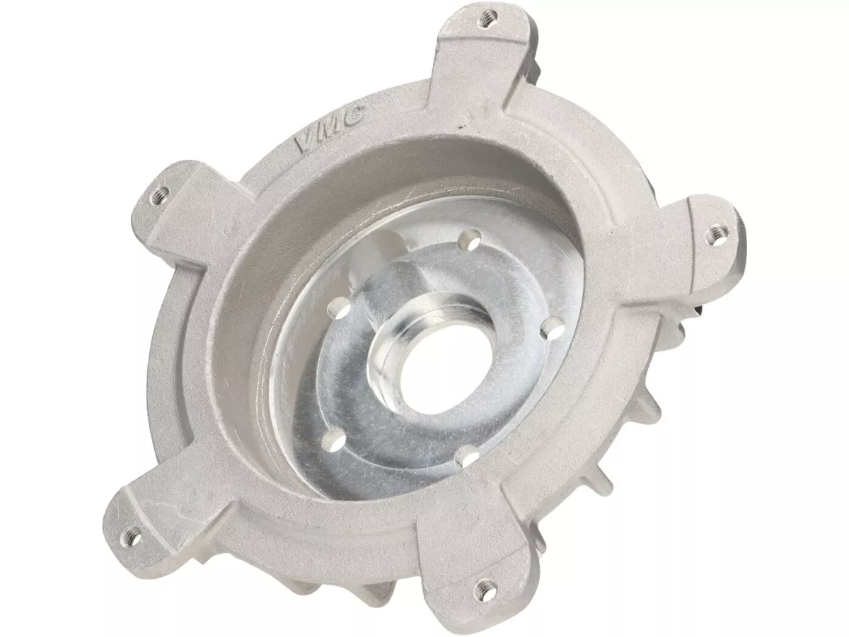 Mozzo ruota anteriore 10 -PLC CORSE- utilizzato per il montaggio di Vespa 2,10 pollici cerchio su Vespa ET2, ET4, LX, LXV, S 50-150 - adatto anche per PIAGGIO Hexagon, Sfera RST, ZIP II, ZIP SP - argento