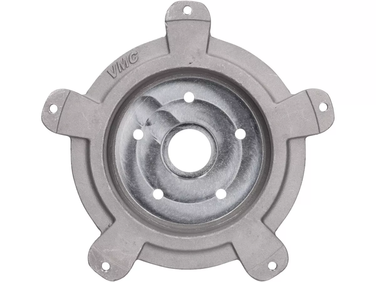 Mozzo ruota anteriore 10 -PLC CORSE- utilizzato per il montaggio di Vespa 2,10 pollici cerchio su Vespa ET2, ET4, LX, LXV, S 50-150 - adatto anche per PIAGGIO Hexagon, Sfera RST, ZIP II, ZIP SP - argento