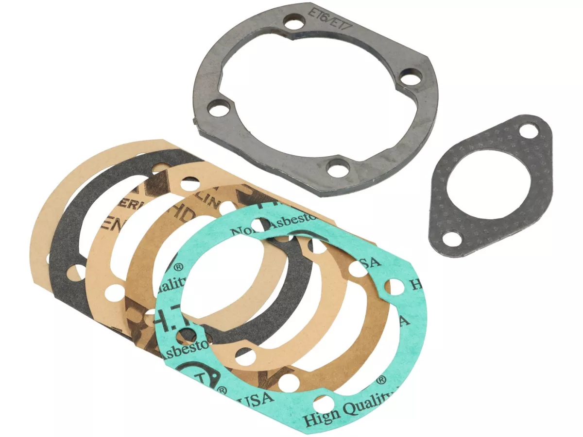 Cylinder -VMC ET7 made by Gilardoni / Wössner Pistons - 144 cc Ø60, stroke=51mm, aluminium, 3-piece exhaust- Vespa PV125, ET3, PK125