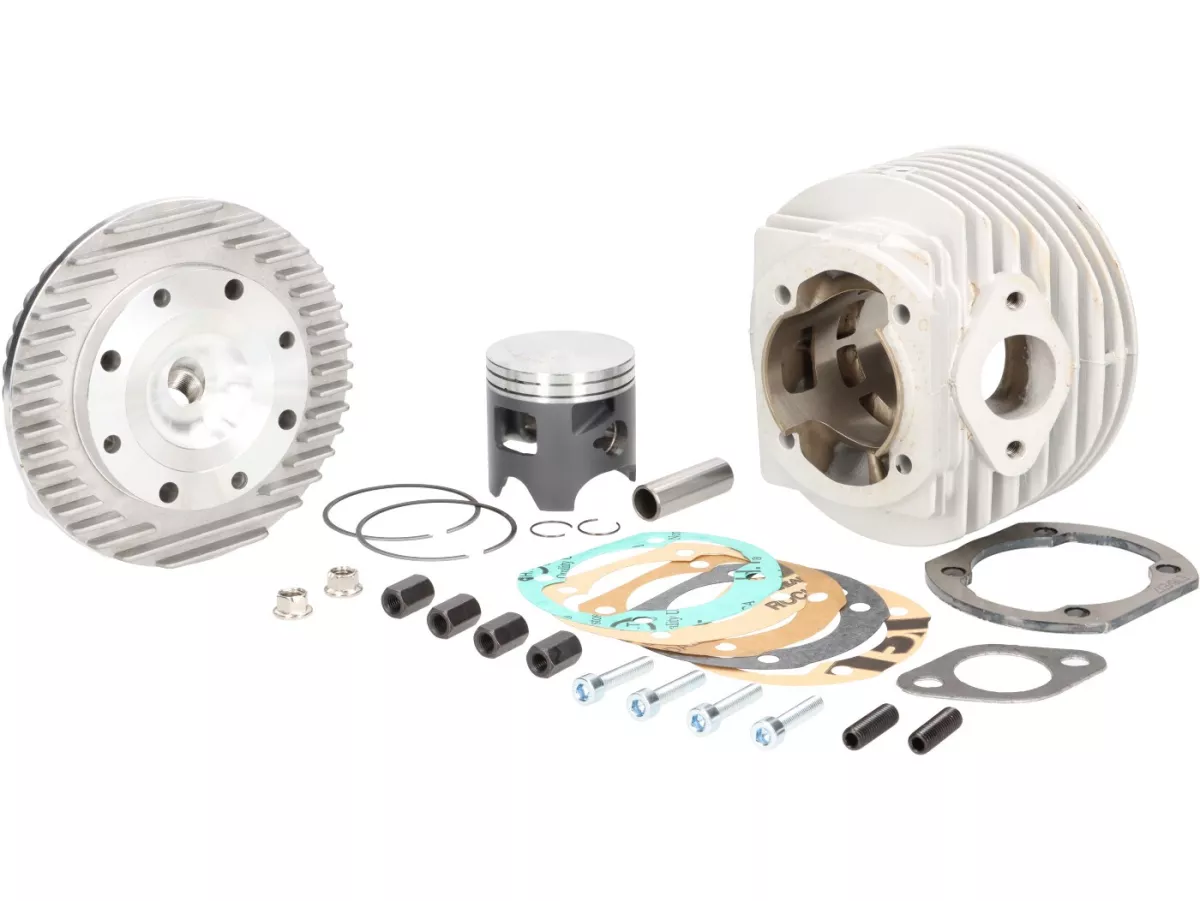 Cilindro -VMC ET6 - 144 ccm Ø60, carrera=51mm, aluminio, escape de 1 pieza- Vespa PV125, ET3, PK125