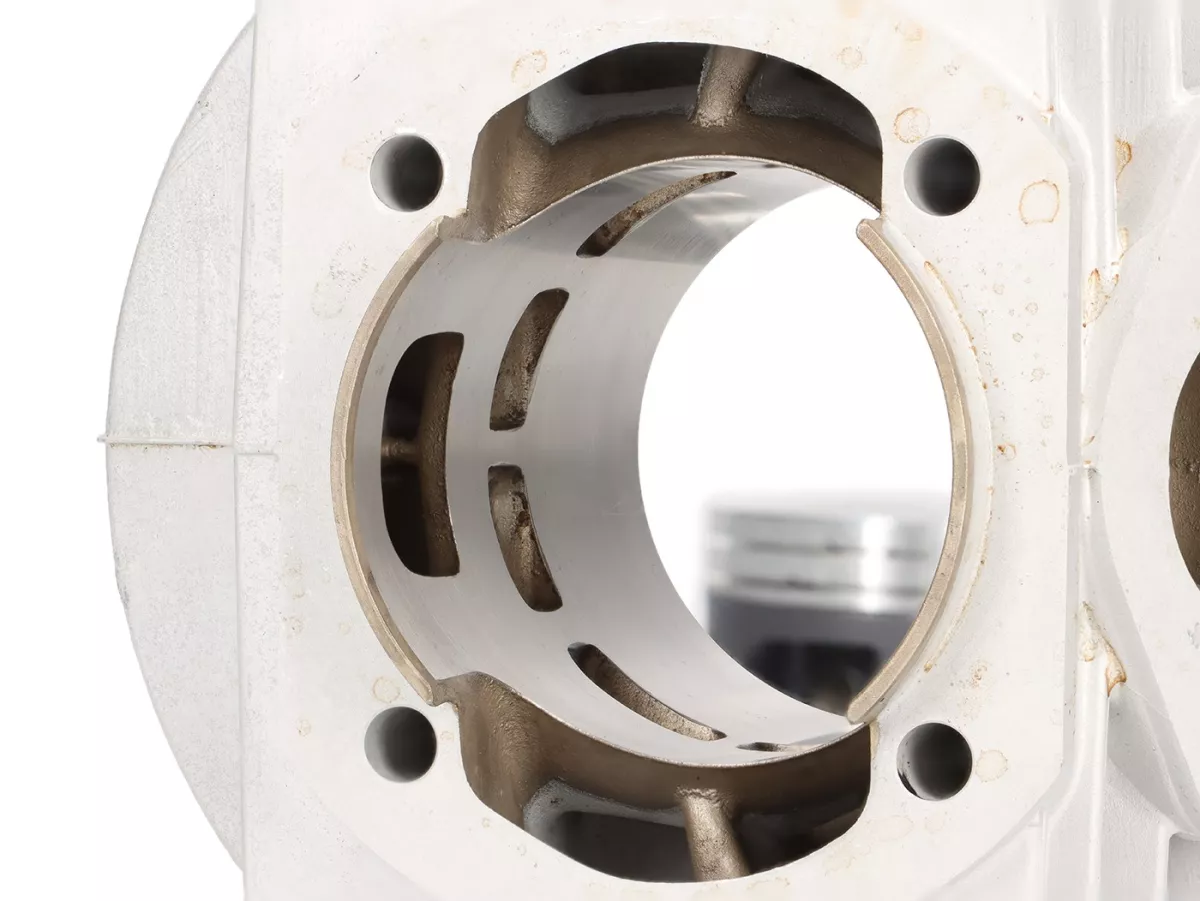 Cilindro -VMC ET6 - 144 ccm Ø60, carrera=51mm, aluminio, escape de 1 pieza- Vespa PV125, ET3, PK125