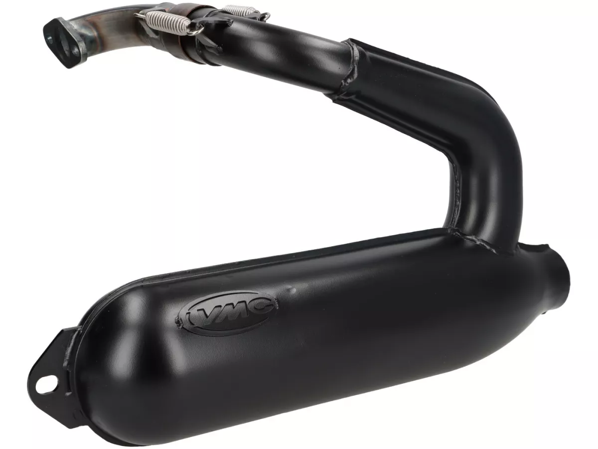 Escape -VMC SILURO TOURING- Smallframe 135-170cc - VMC GS56/58, ET6, ET7, Pinasco Zuera, Quattrini M1 56-60, M1-60B, M1l 56-60 (52-60mm stud spacing)- Vespa V50, 50N, SS50, 50 SR, V90, ET3, PV125 - pintado negro