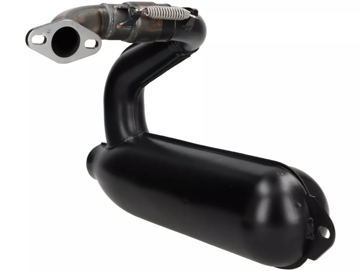 Escape -VMC SILURO TOURING- Smallframe 135-170cc - VMC GS56/58, ET6, ET7, Pinasco Zuera, Quattrini M1 56-60, M1-60B, M1l 56-60 (52-60mm stud spacing)- Vespa V50, 50N, SS50, 50 SR, V90, ET3, PV125 - pintado negro