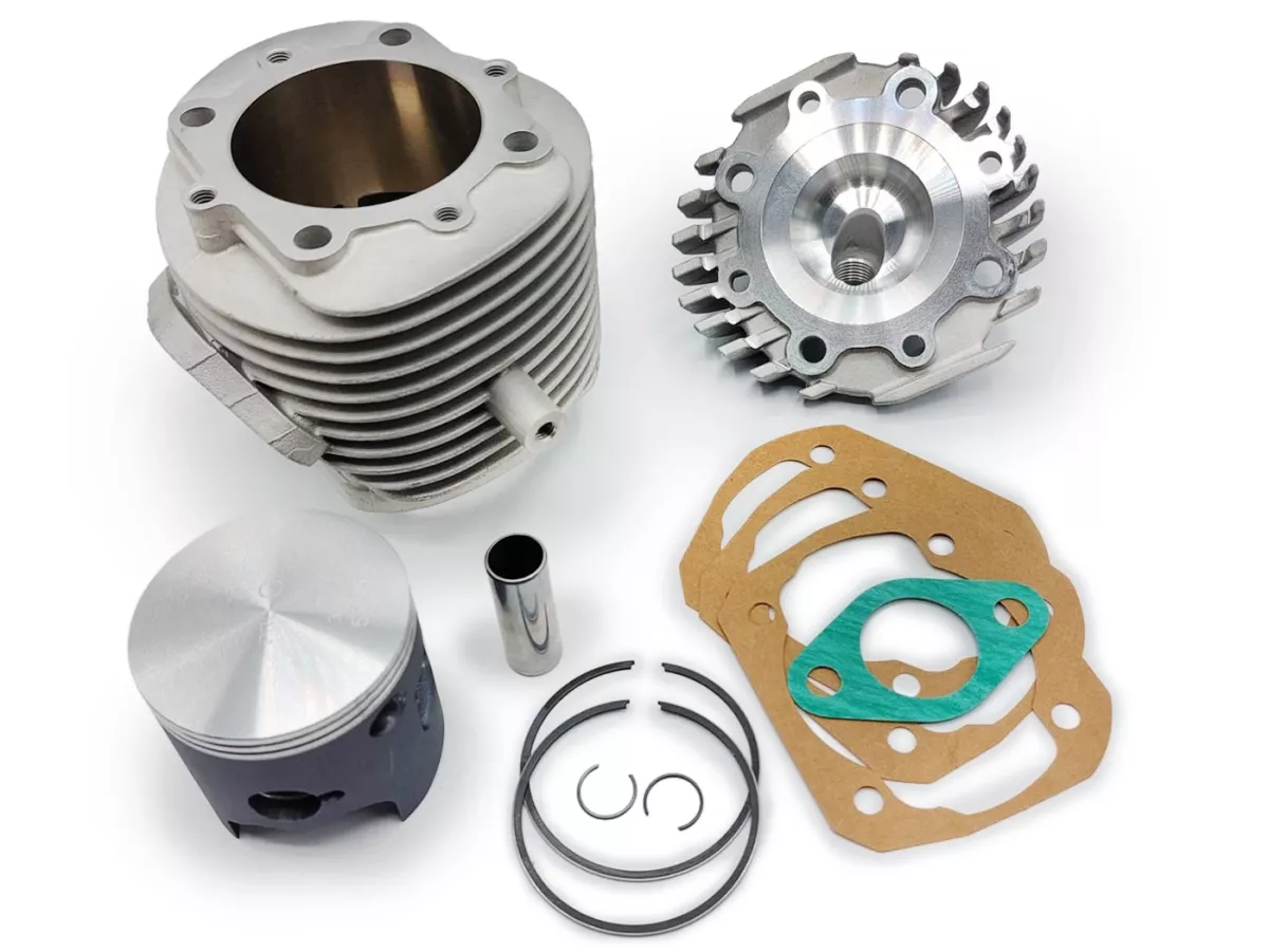 Cilindro -VMC CP58 - 135 ccm Ø58, carrera=51mm, aluminio, escape de 1 pieza- Vespa PV125, ET3, PK125