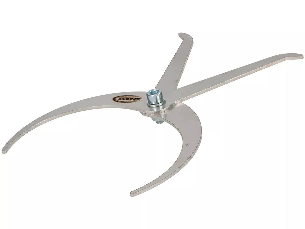 Double compass -VMC- Tool for measuring the residual wall thickness of engine block/cylinder