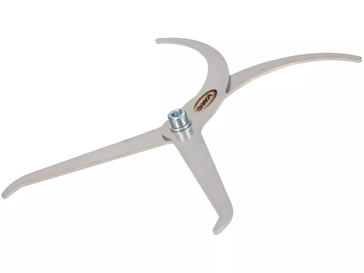 Double compass -VMC- Tool for measuring the residual wall thickness of engine block/cylinder