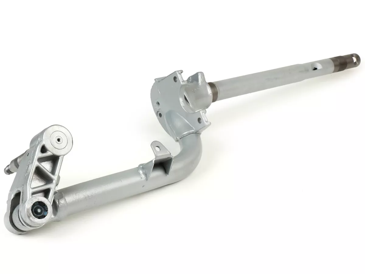 Fork - Steering tube - Steering tube with swing arm -OEM LML Ø20mm axle- Vespa PX80, PX125, PX150, PX200 Lusso (1984-) - silver grey