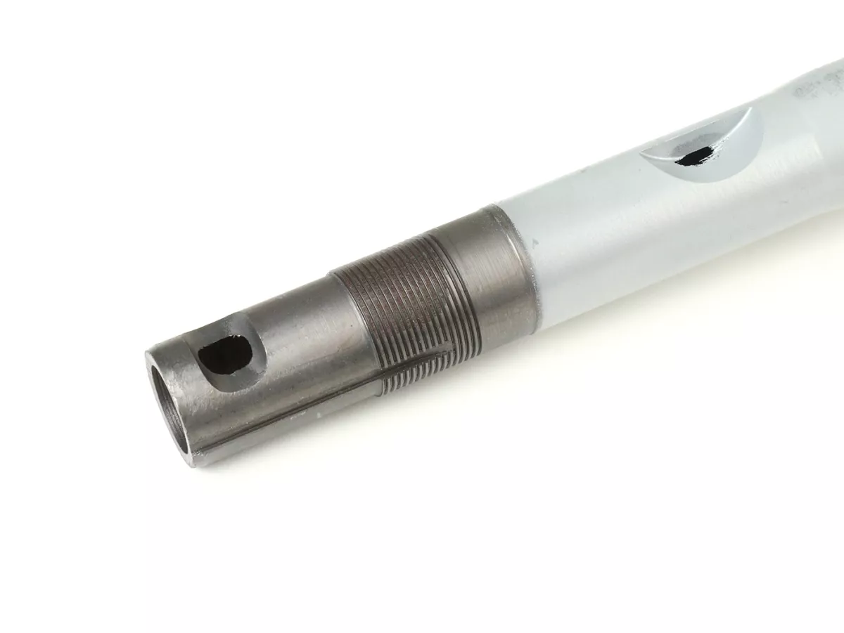 Fork - Steering tube - Steering tube with swing arm -OEM LML Ø20mm axle- Vespa PX80, PX125, PX150, PX200 Lusso (1984-) - silver grey