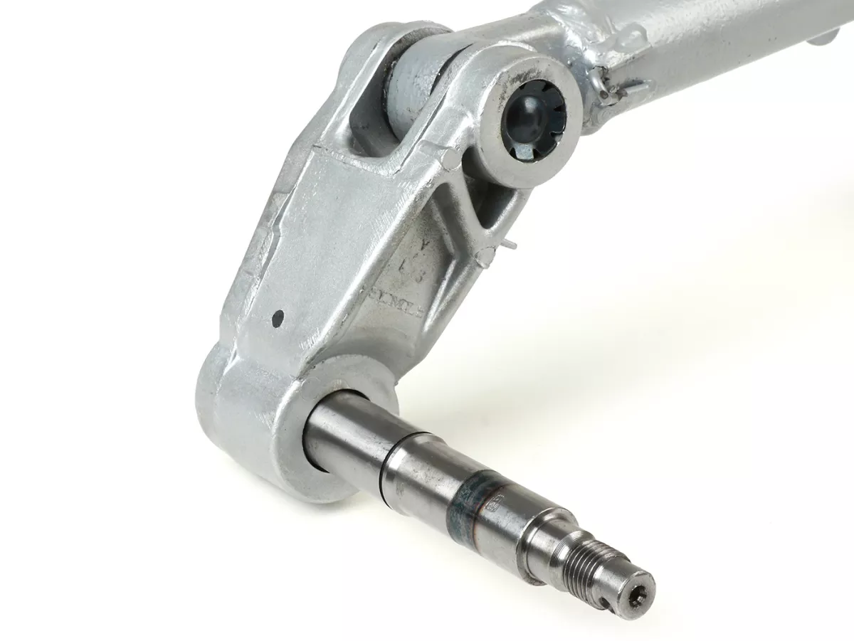 Fork - Steering tube - Steering tube with swing arm -OEM LML Ø20mm axle- Vespa PX80, PX125, PX150, PX200 Lusso (1984-) - silver grey