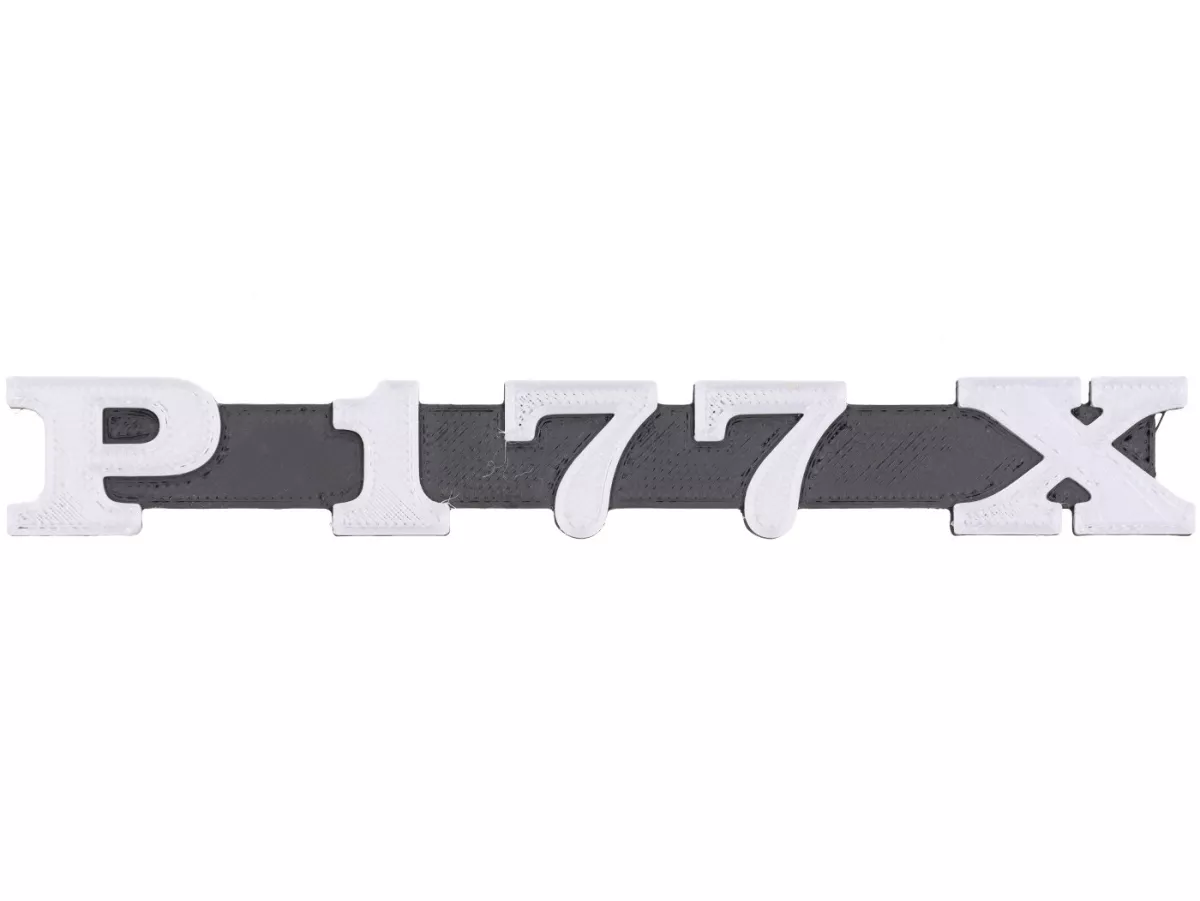 VESPTEC P177X lettering for Vespa P125-150XPX 150 E left side
