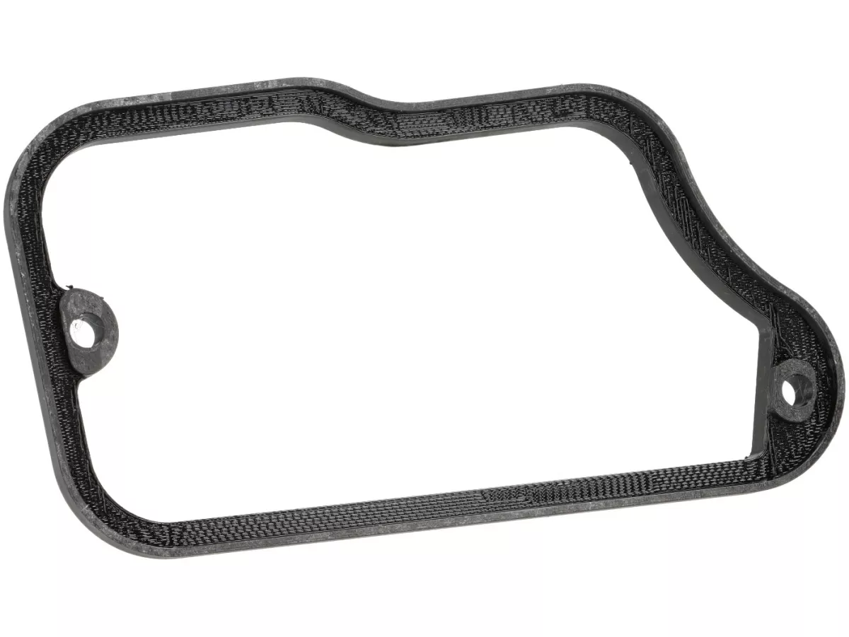 Distanshållare förgasarsumplock -VESPTEC- Luftbox för Vespa Largeframe med separat smörjning, PX Lusso (1984-) - plast (svart)
