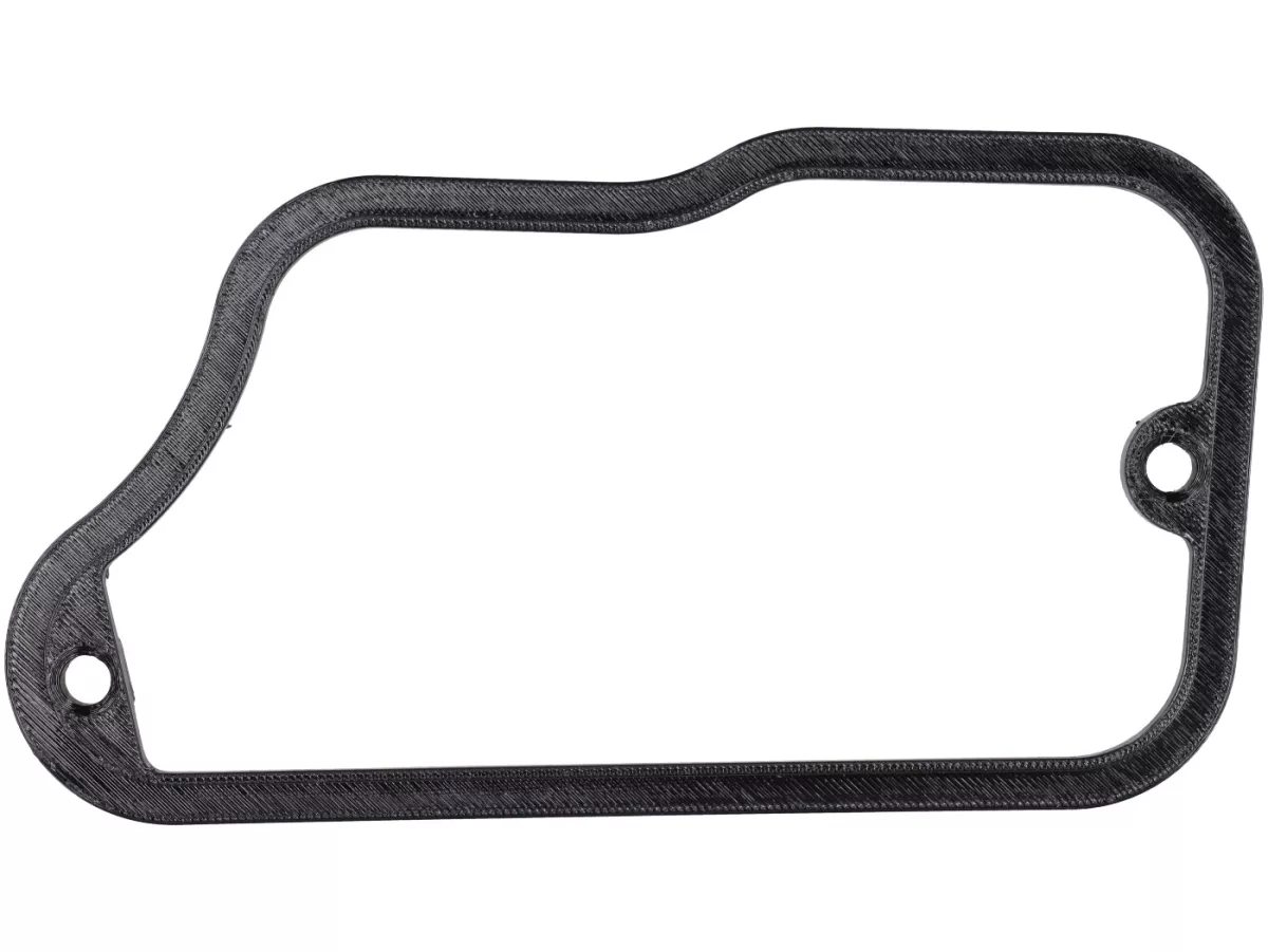 Distanshållare förgasarsumplock -VESPTEC- Luftbox för Vespa Largeframe med separat smörjning, PX Lusso (1984-) - plast (svart)