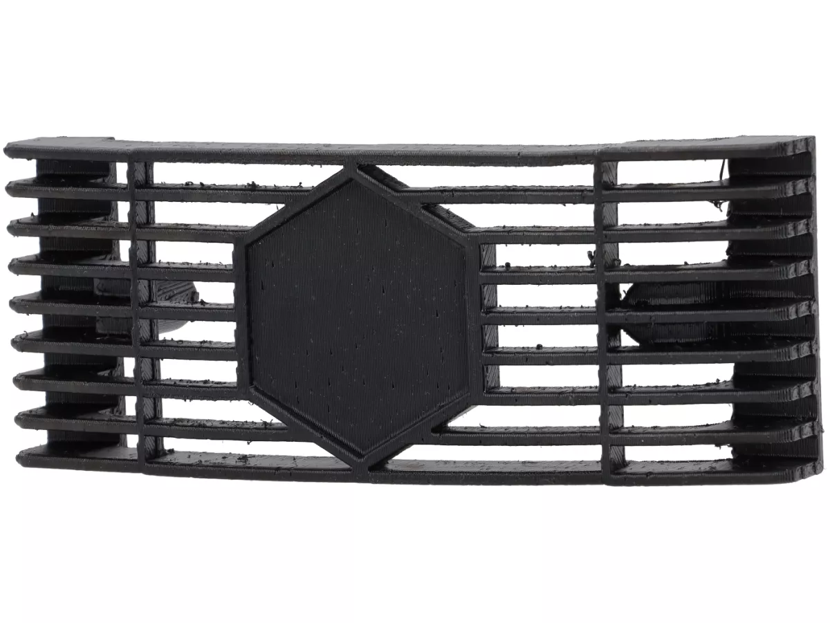 Rejilla en cascada -VESPTEC Vespa PX Lusso- con recorte para hexágono Piaggio - plástico