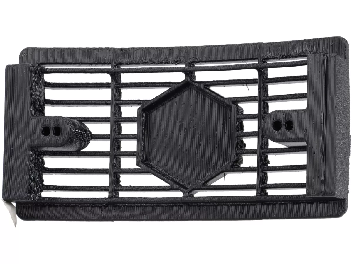 Horn grill -VESPTEC PE style- for horn cover PX EFL/Lusso (1984-) - plastic