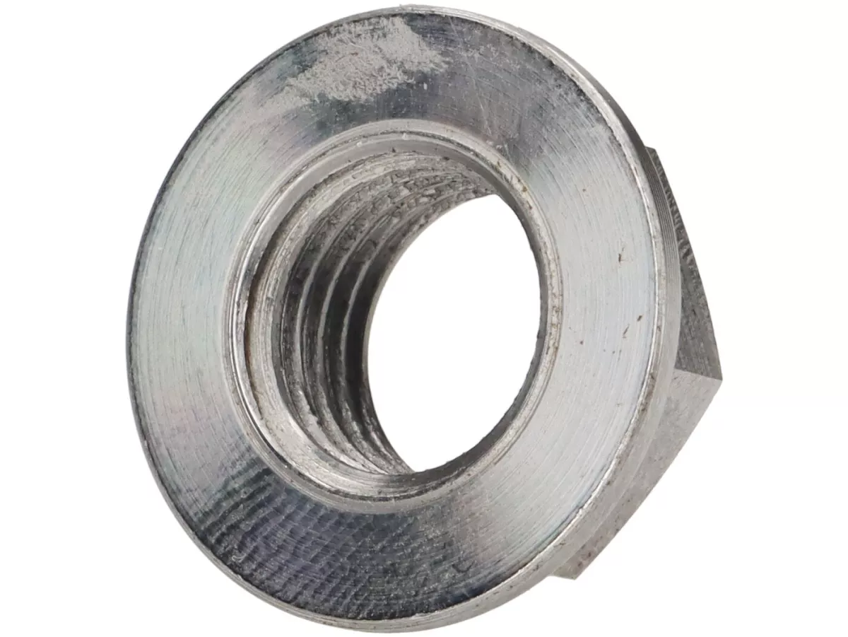 Kopplingsmutter M12 x 1,50 SW=15 -CRIMAZ- används som ersättning för kronmutter lämplig för Vespa Largeframe med gammal kopplingstyp (6/7 fjädrar) t.ex. PX, Rally, Rally, Sprint, T5, Cosa1, VBA, VBB, VNA, VBB, Super, GT, GTR, TS, Super
