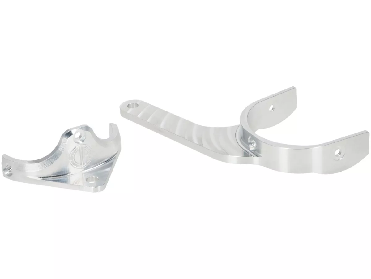 Amortiguador de dirección incl. soporte -CTP aluminio- Vespa Largeframe PX, MotoVespa Largeframe PX, CL, DS, DN
