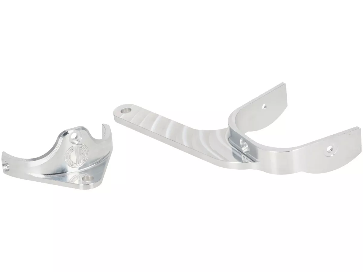 Steering damper incl. mount -CTP aluminium- Vespa Largeframe Sprint150 Veloce, GTR125, LML Star/Stella