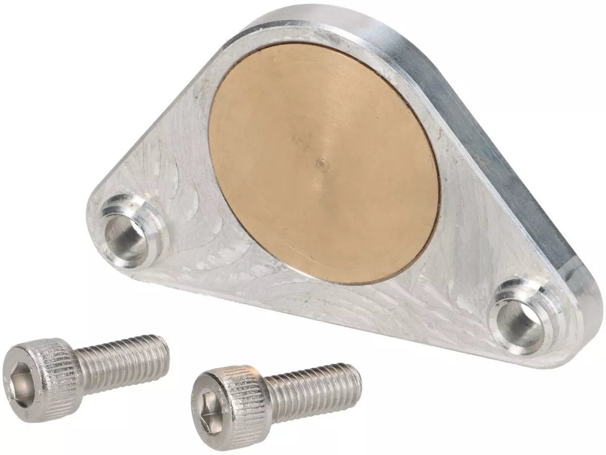 Water pump cover plate -DDL TUNING- Piaggio 125-180cc LC 2-stroke Maxi - Gilera Runner FX/FXR 125-180, Italjet Dragster 125-180 - required if the oil pump is to be removed