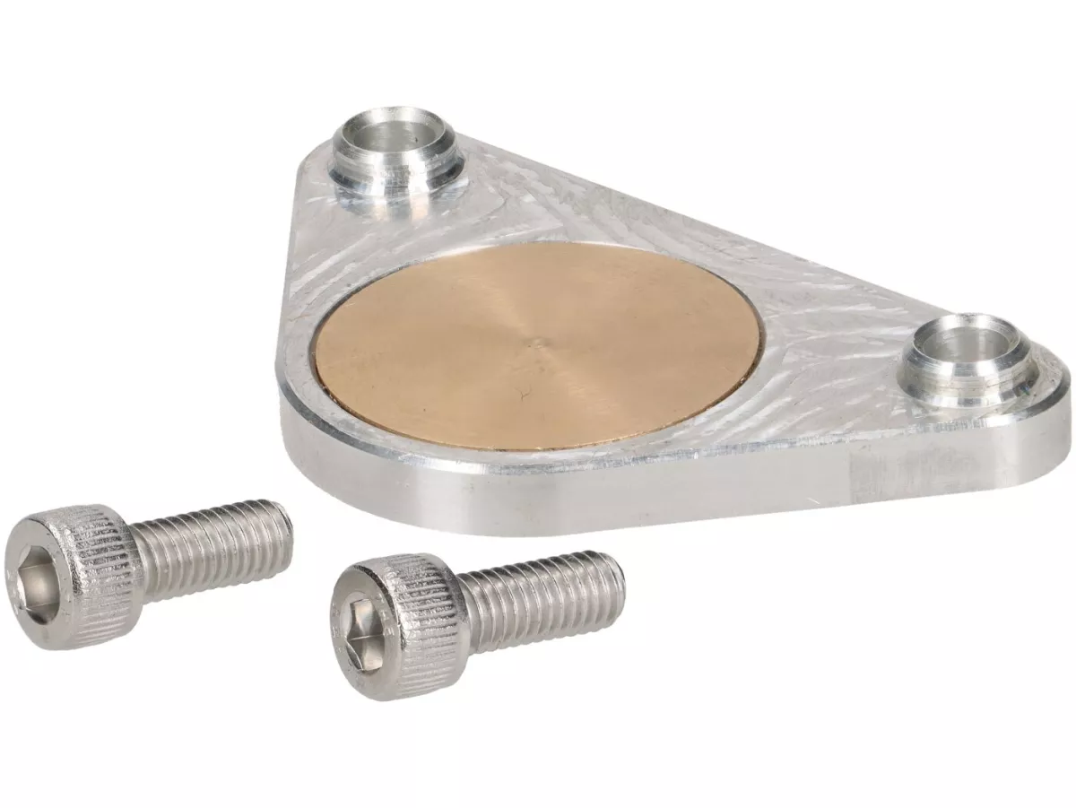 Water pump cover plate -DDL TUNING- Piaggio 125-180cc LC 2-stroke Maxi - Gilera Runner FX/FXR 125-180, Italjet Dragster 125-180 - required if the oil pump is to be removed