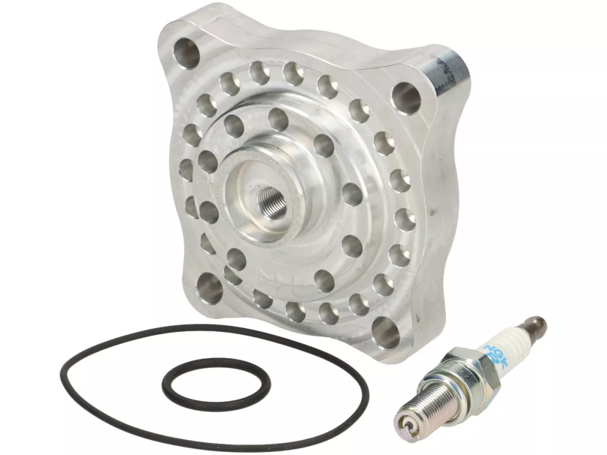 Cylinder head -DDL TUNING Ø65.5mm, 52mm stroke- Piaggio 180cc LC 2-stroke Maxi - Gilera Runner FX/FXR 125-180, Italjet Dragster 125-180, Piaggio Hexagon LX/LXT 125-180