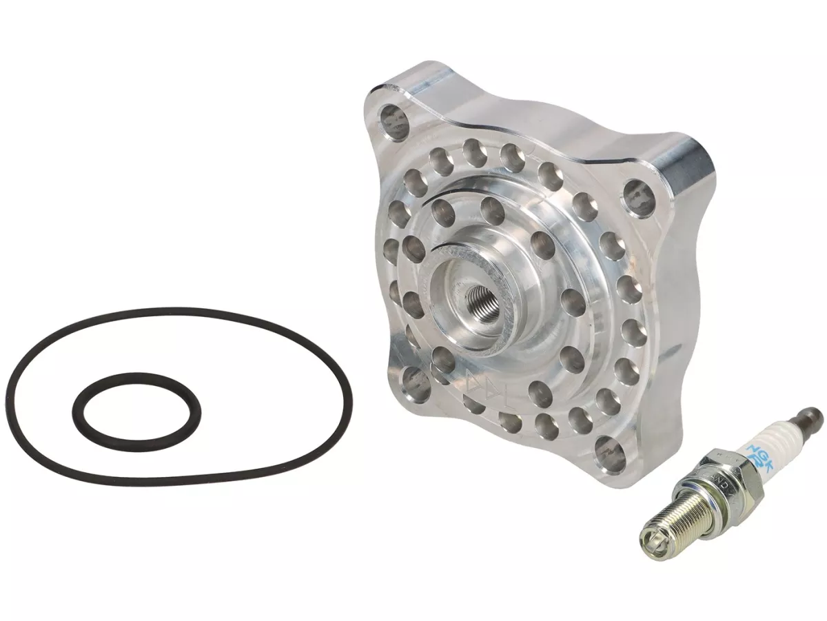 Cylinder head -DDL TUNING Ø65.5mm, 55mm stroke- Piaggio 180cc LC 2-stroke Maxi - Gilera Runner FX/FXR 125-180, Italjet Dragster 125-180, Piaggio Hexagon LX/LXT 125-180