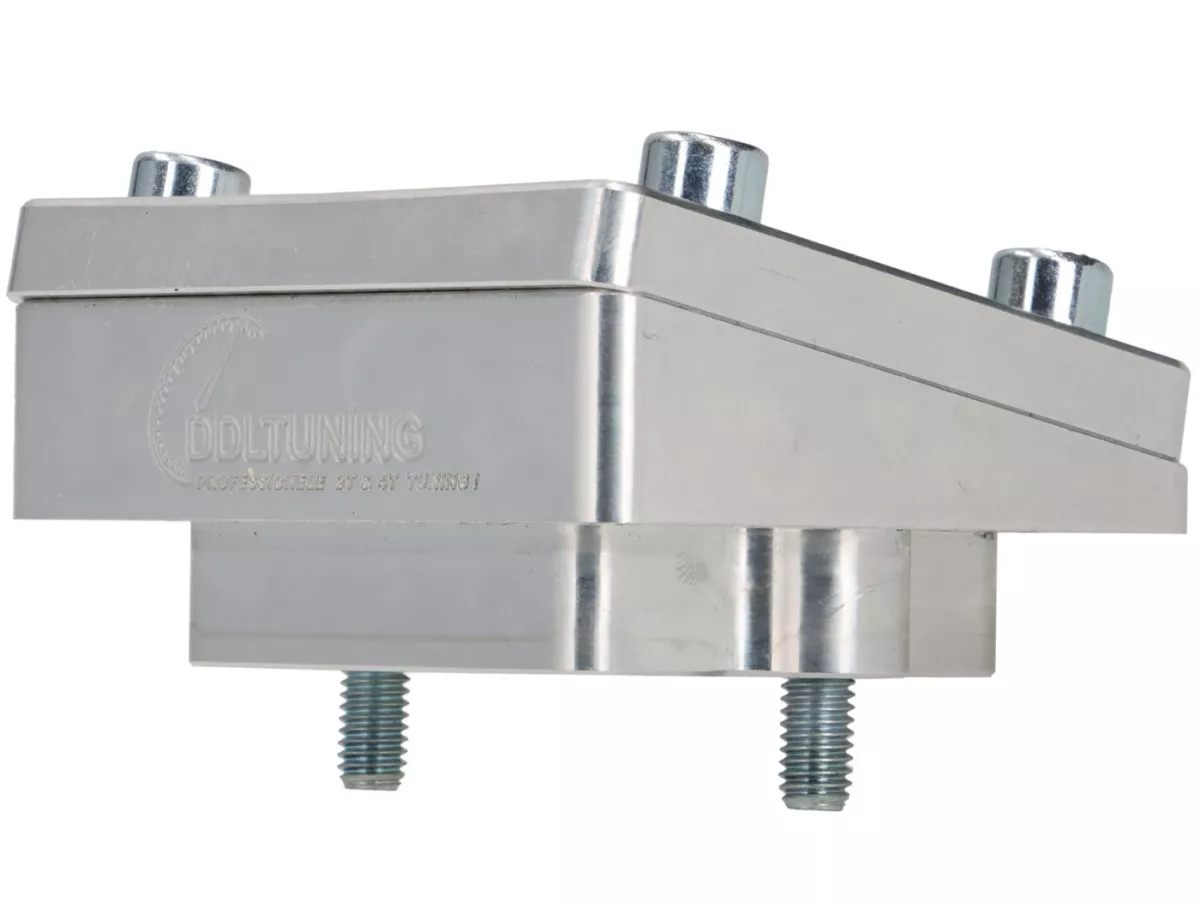Collettore di aspirazione -DDL Tuning Alu CNC- Piaggio 2 tempi Maxi - AW=40mm, passaggio=35mm