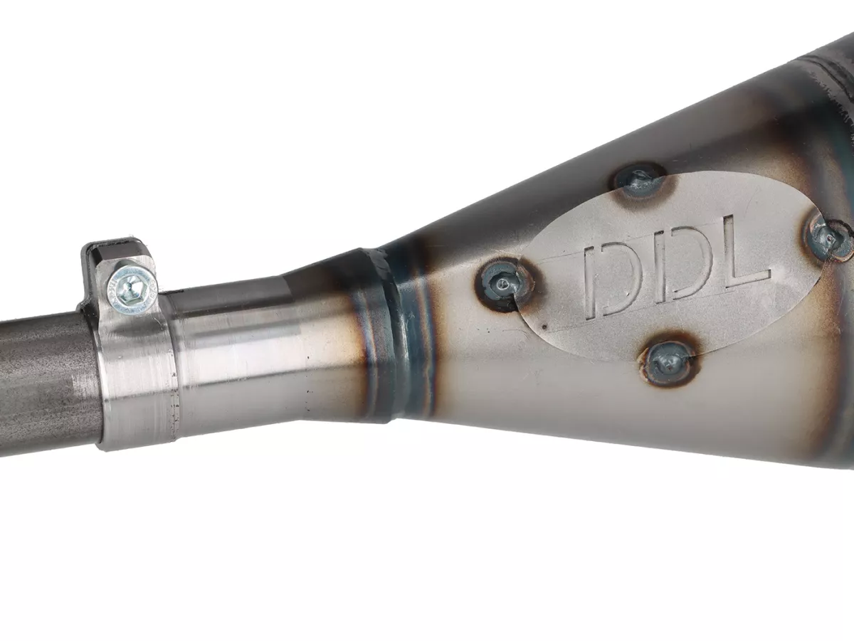Knalpot -DDL TUNING 52mm stroke - Piaggio 125-180cc AC/LC 2-tak Maxi - Gilera Runner FX/FXR 125-180, Italjet Dragster 125-180