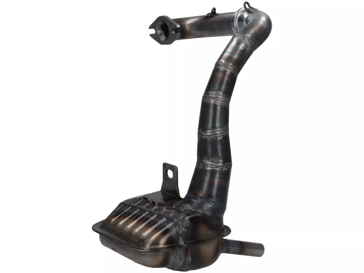 Scarico -DEXTER RACING- Classic Box 3.0 Ø32mm- Vespa Smallframe V50, 50N/L/R, 50 Special