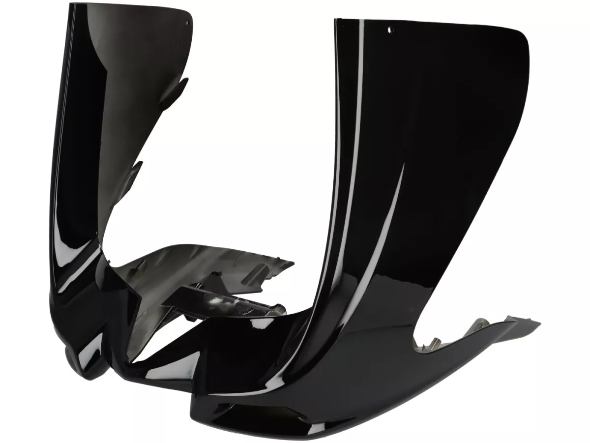 Set di parti della carenatura -DMP- 7 pezzi - Yamaha Aerox 2013 (YQ50/L, 2 tempi), MBK Nitro 2013 (YQ50/L, 2 tempi) - nero