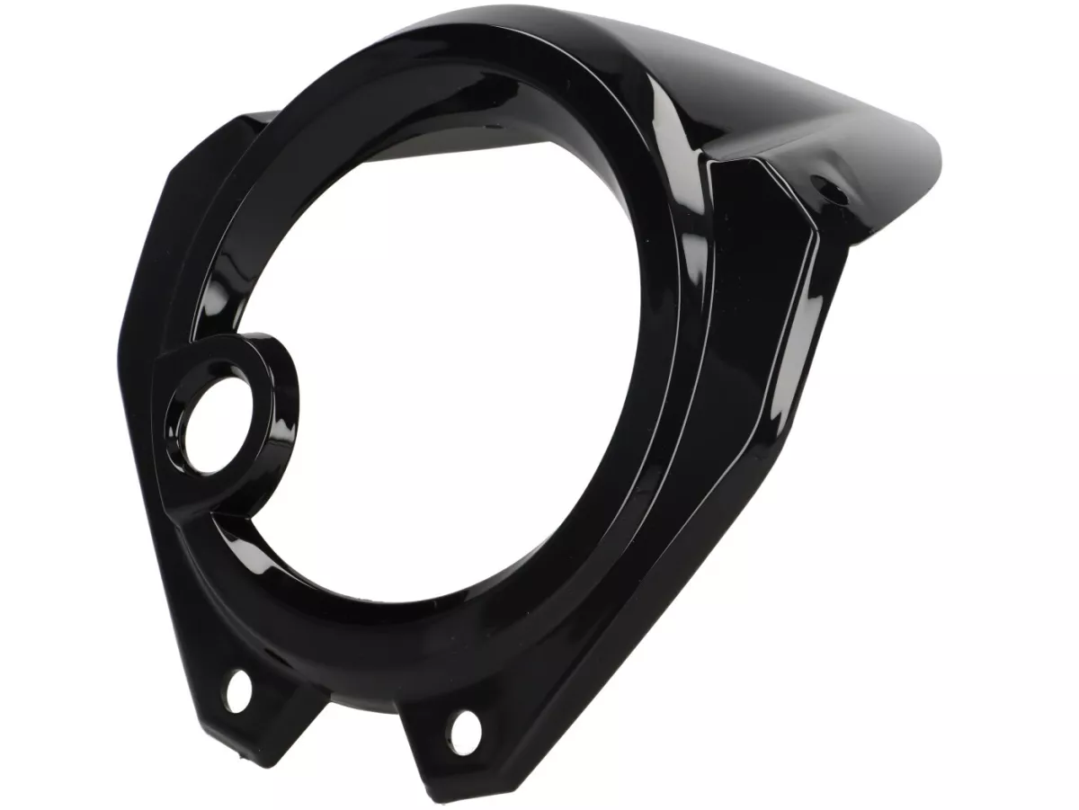 Set di parti della carenatura -DMP- 7 pezzi - Yamaha Aerox 2013 (YQ50/L, 2 tempi), MBK Nitro 2013 (YQ50/L, 2 tempi) - nero