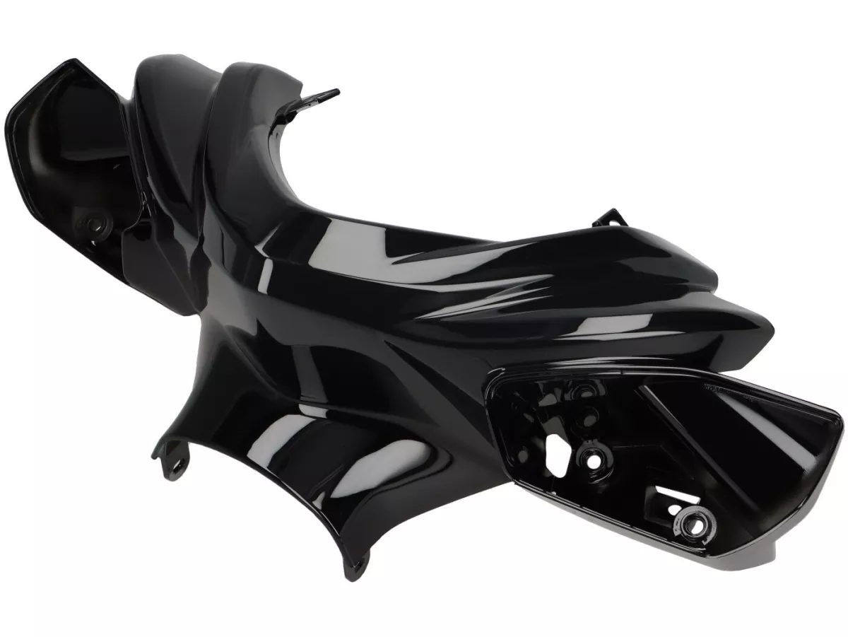 Set di parti della carenatura -DMP- 7 pezzi - Yamaha Aerox 2013 (YQ50/L, 2 tempi), MBK Nitro 2013 (YQ50/L, 2 tempi) - nero