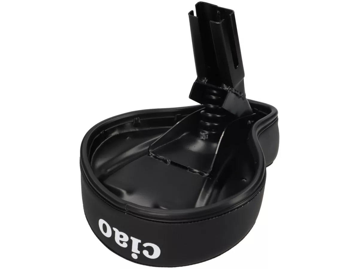 Sattel -DMP- Piaggio Ciao - quadratische Sattelstütze - schwarz