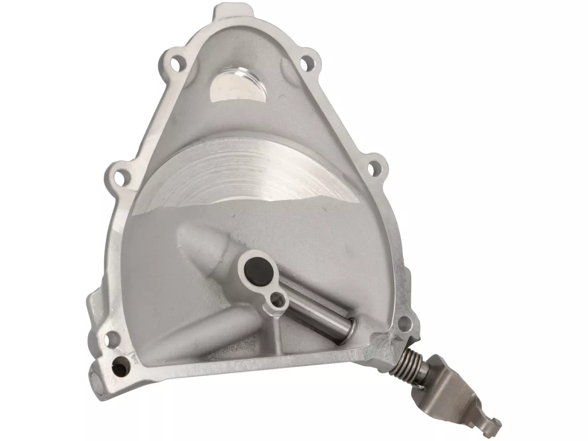 Tapa de embrague (reforzada) -FRT- Vespa PK XL2 - también adecuada para Vespa V50, PV, ET3, PK XL, ETS - plata