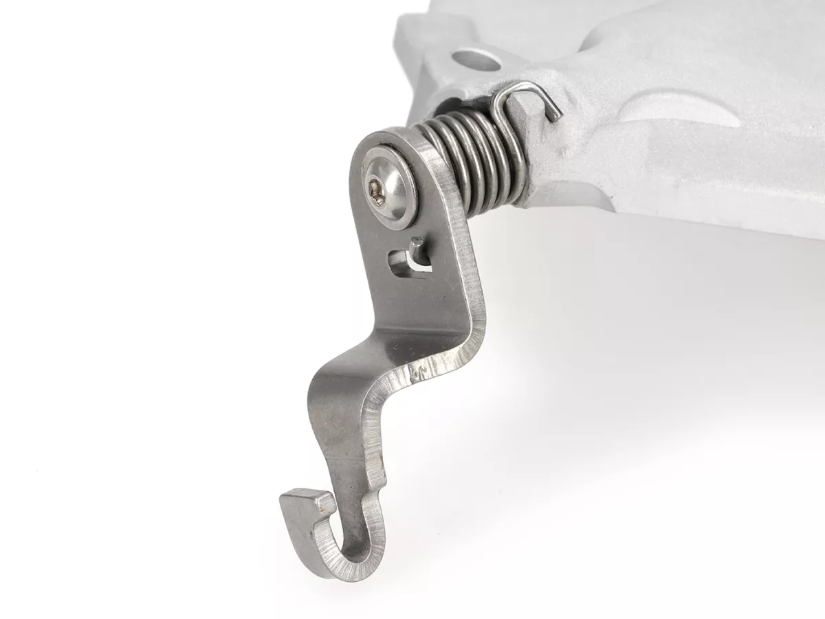 Tapa de embrague (reforzada) -FRT- Vespa PK XL2 - también adecuada para Vespa V50, PV, ET3, PK XL, ETS - plata