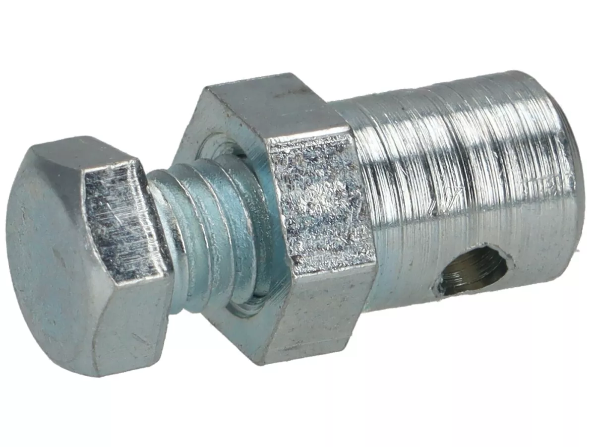 Clamping nipple / screw nipple -FRT- Ø=6.8x8mm- Vespa all models (used for clutch cable / shift cable in shift detent)