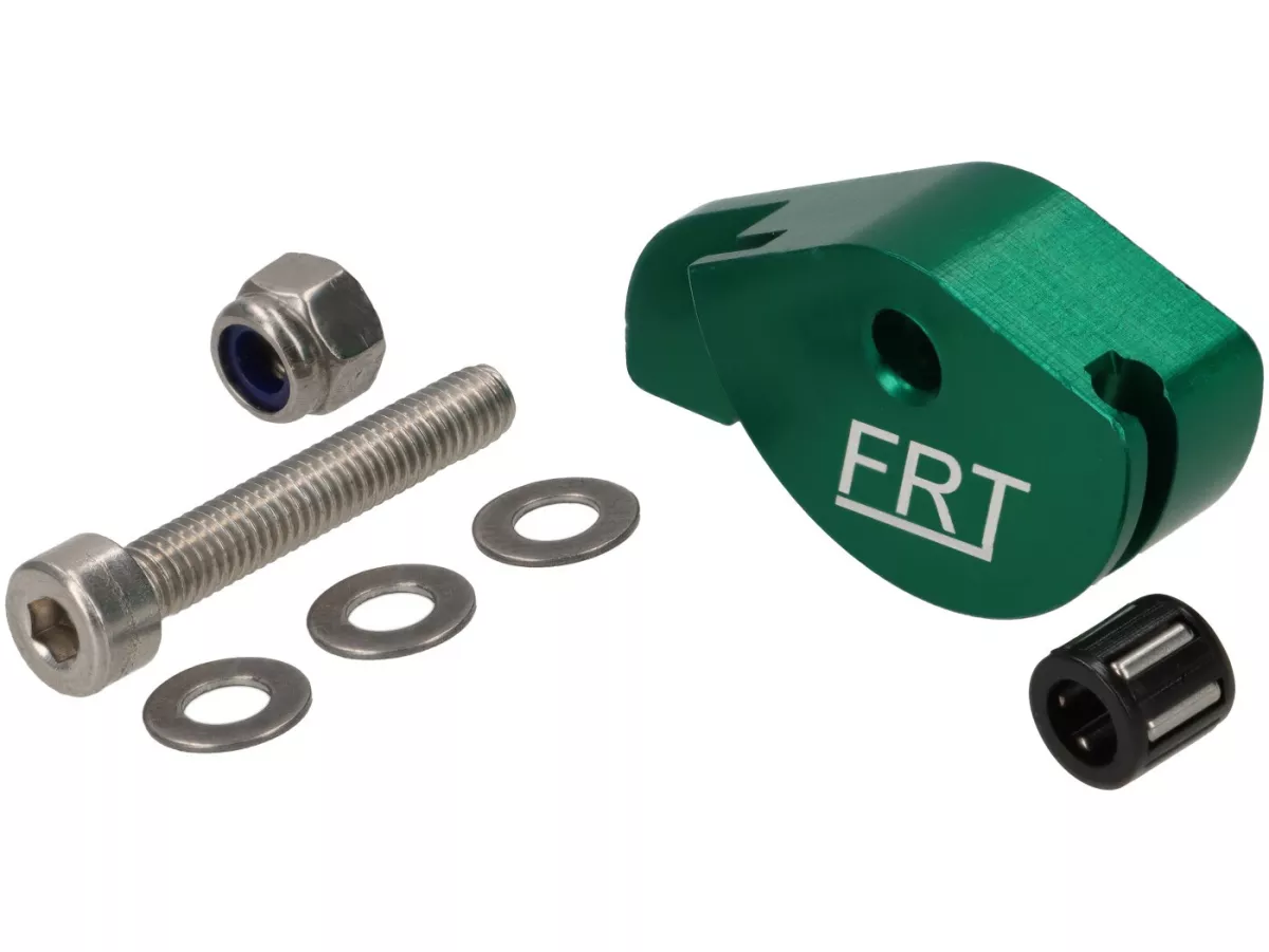 Acelerador rápido -FRT para Dell'Orto SHBC19 p.ej. Vespa PV125, ET3- aluminio, anodizado - se utiliza para la tapa del carburador / varillaje del cable del acelerador