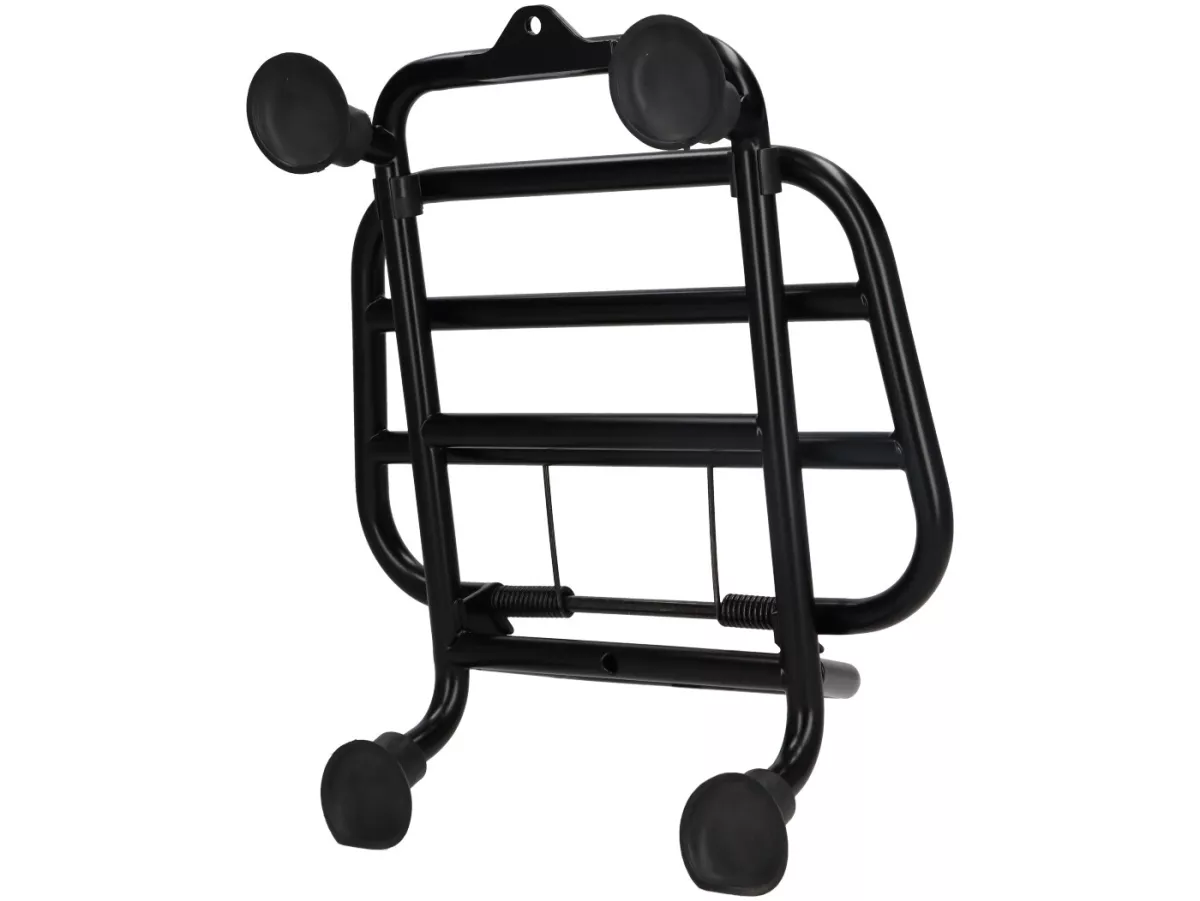Portapacchi anteriore pieghevole -PIAGGIO- Vespa GTS/GTS Super 125/300 (2019-), GTV300 (2019-) - HPE, Supertech, Super Sport, Sei Giorni, Keyless - nero