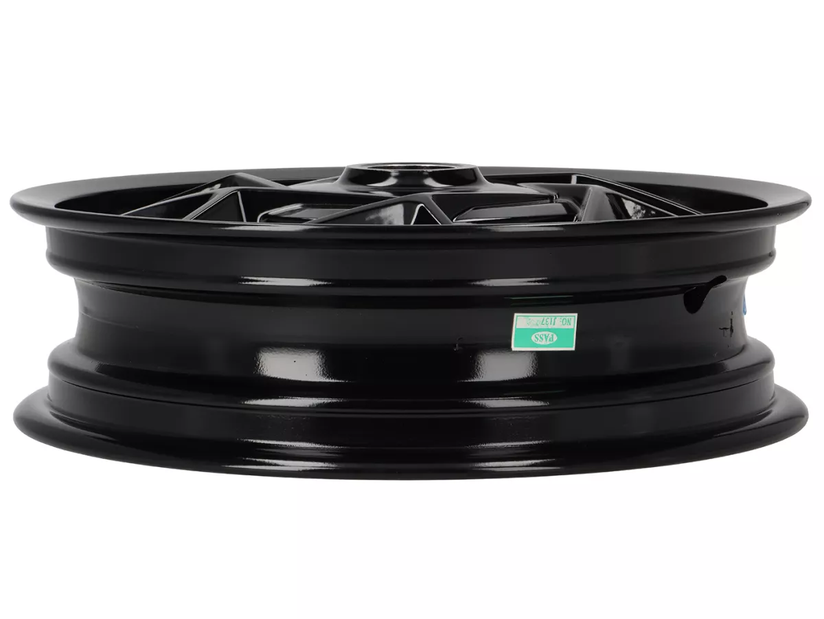 Rear rim -PIAGGIO- 3.00x12 - Vespa Sprint 50-150 - black