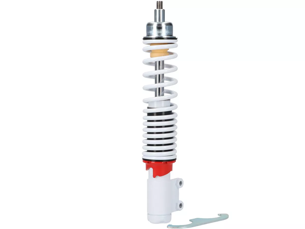Peredam kejut depan -CARBONE HI-TECH- Vespa GTL, GTS, GTV 125-300 -2014/2017-2022 - putih/putih