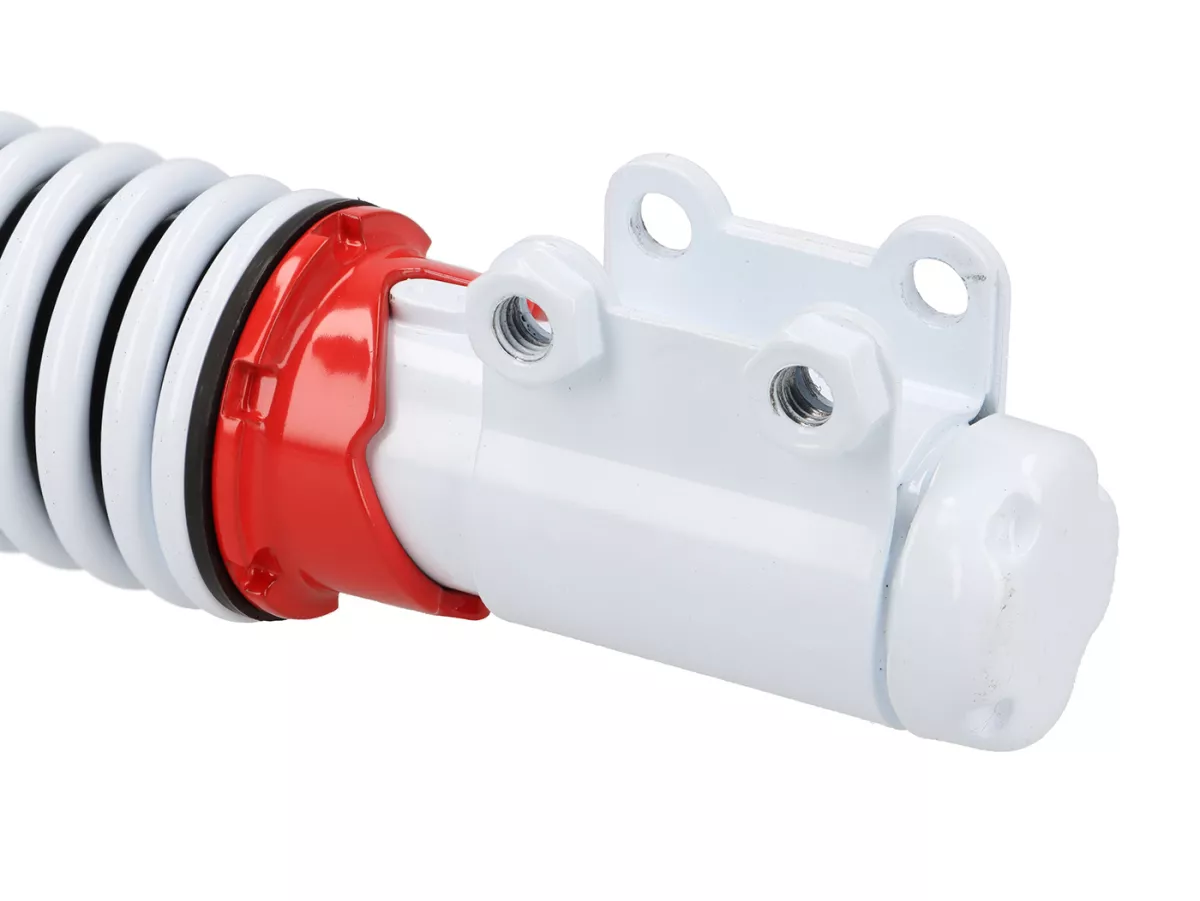 Peredam kejut depan -CARBONE HI-TECH- Vespa GTL, GTS, GTV 125-300 -2014/2017-2022 - putih/putih