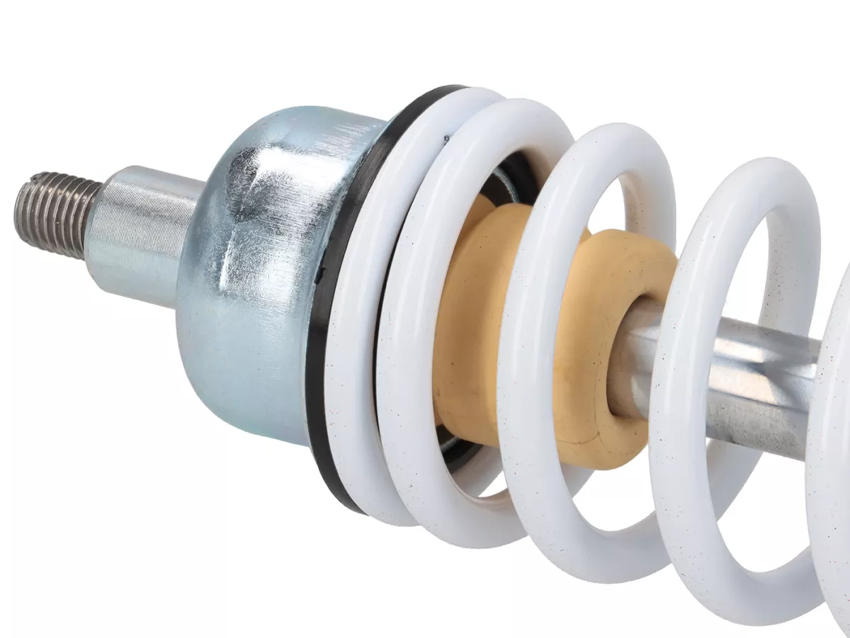 Peredam kejut depan -CARBONE HI-TECH- Vespa GTL, GTS, GTV 125-300 -2014/2017-2022 - putih/putih