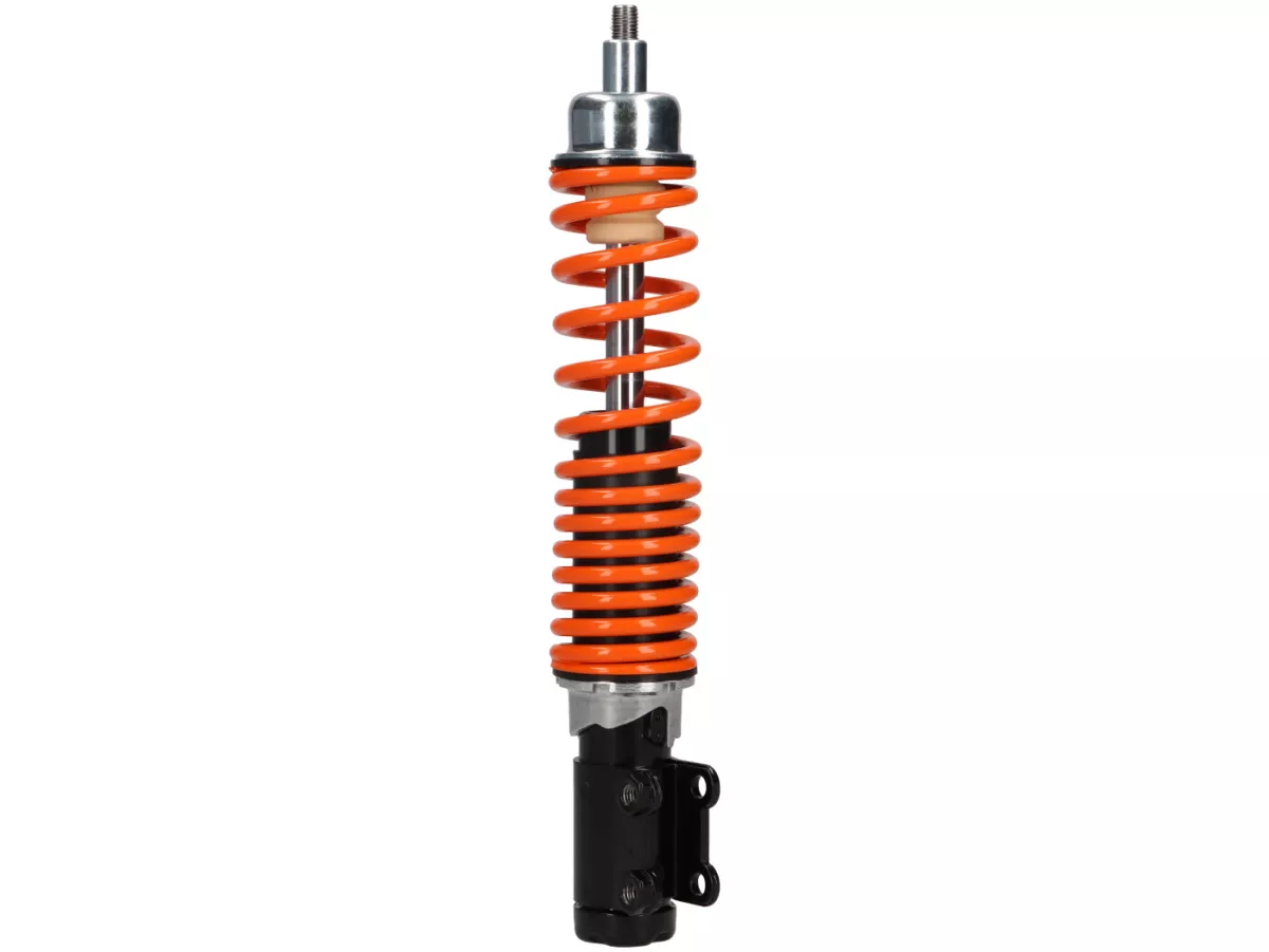 Shock absorber front -CARBONE HI-TECH- Vespa GTL, GTS, GTV 125-300 -2014/2017-2022 - black/orange