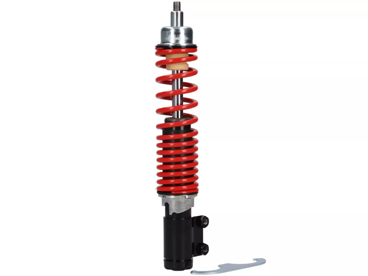 Shock absorber front -CARBONE HI-TECH- Vespa GTL, GTS, GTV 125-300 -2014/2017-2022 - black/red