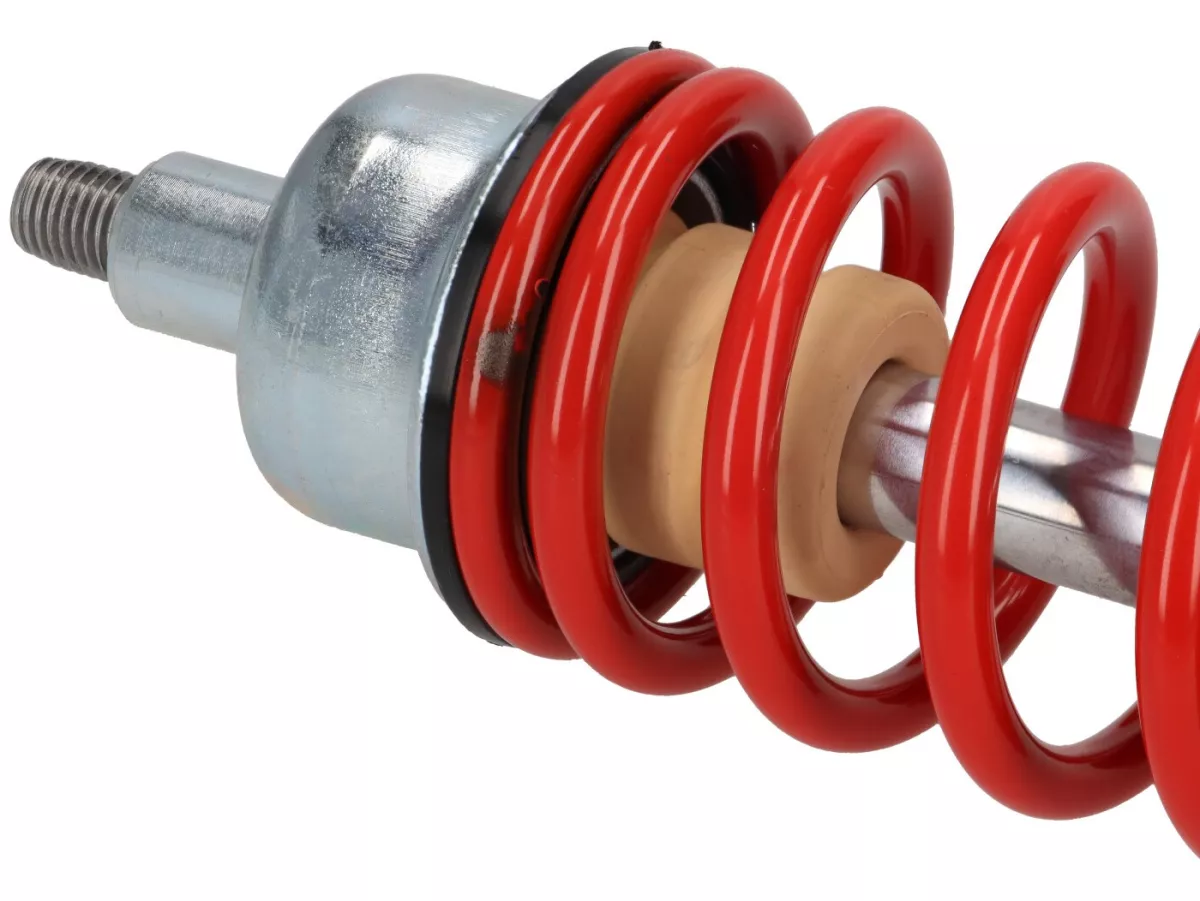 Shock absorber front -CARBONE HI-TECH- Vespa GTL, GTS, GTV 125-300 -2014/2017-2022 - black/red
